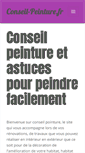 Mobile Screenshot of conseil-peinture.fr