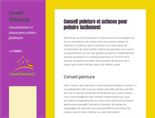 Tablet Screenshot of conseil-peinture.fr